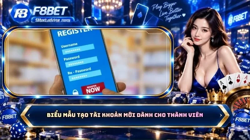Biểu mẫu tạo tài khoản mới dành cho thành viên