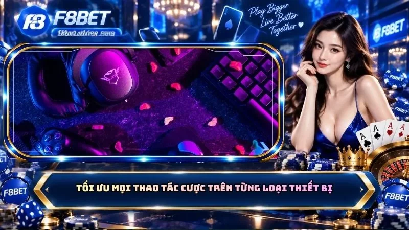 Tối ưu mọi thao tác cược trên từng loại thiết bị
